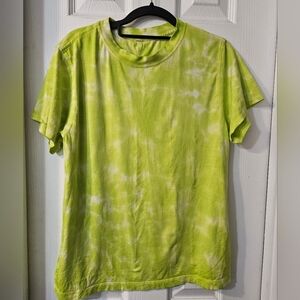 lululemon athletica Lime Tie-Dye T-Shirt